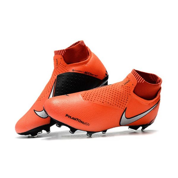 Nike Phantom VSN Elite DF FG Naranja Negro Plata